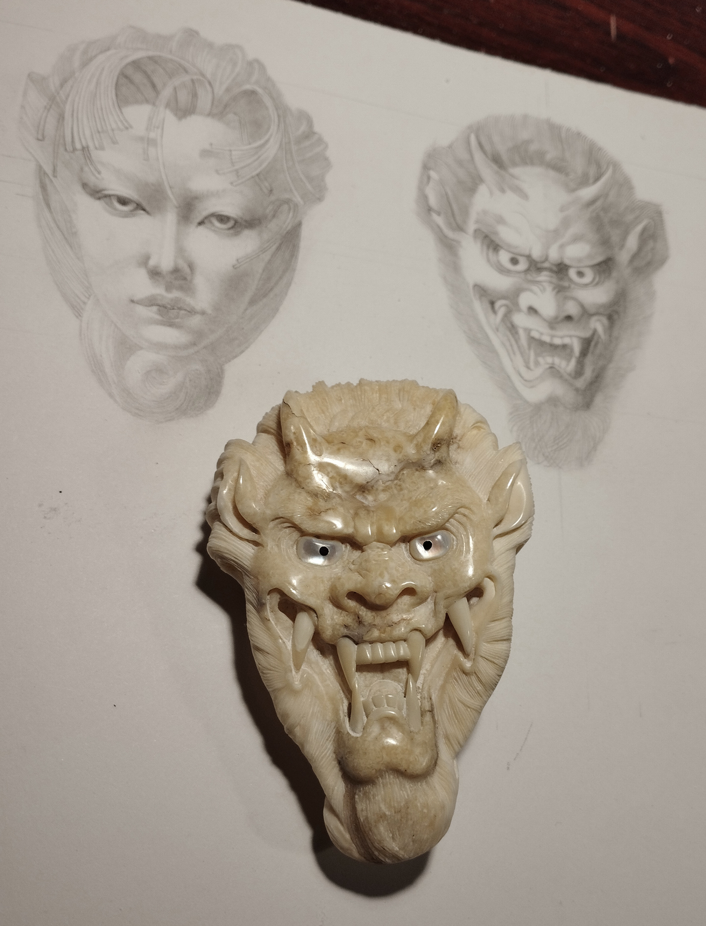 Yuki onna uncolored reverse